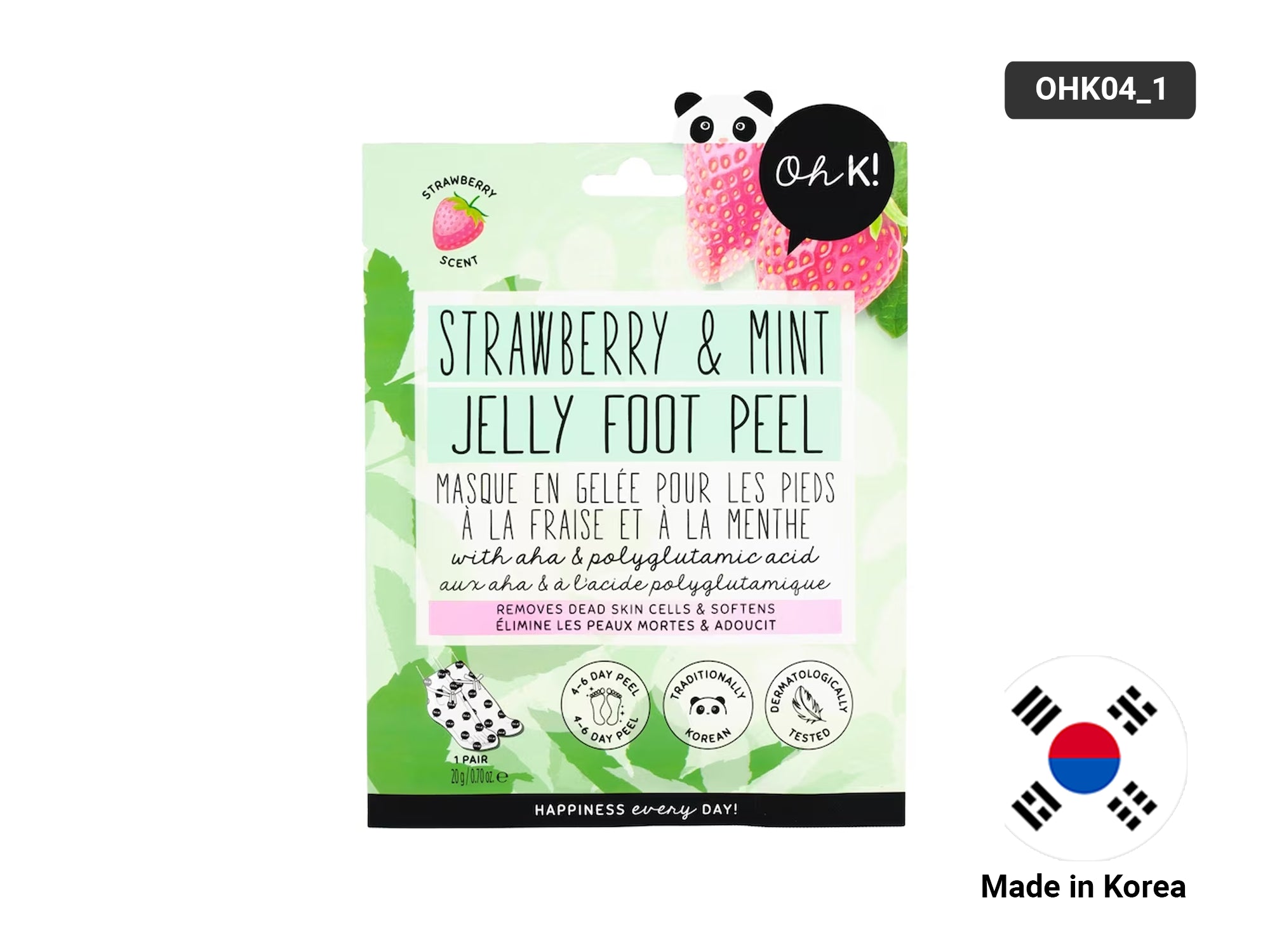 Oh K Strawberry & Mint Jelly Foot Peel in Sri Lanka